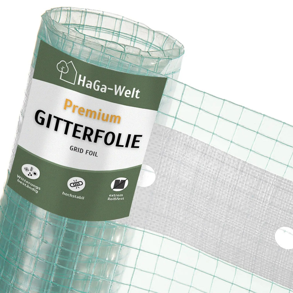 Gitterfolie – verstärkte Folie für Gewächshausbau