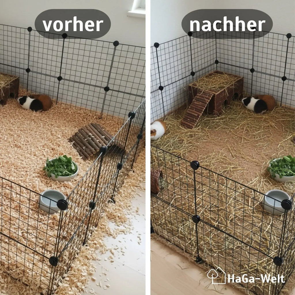 Hanfmatte 65 cm breit  - atmungsaktive Hanfmatte, perfekte Unterlage für Kleintierstreu