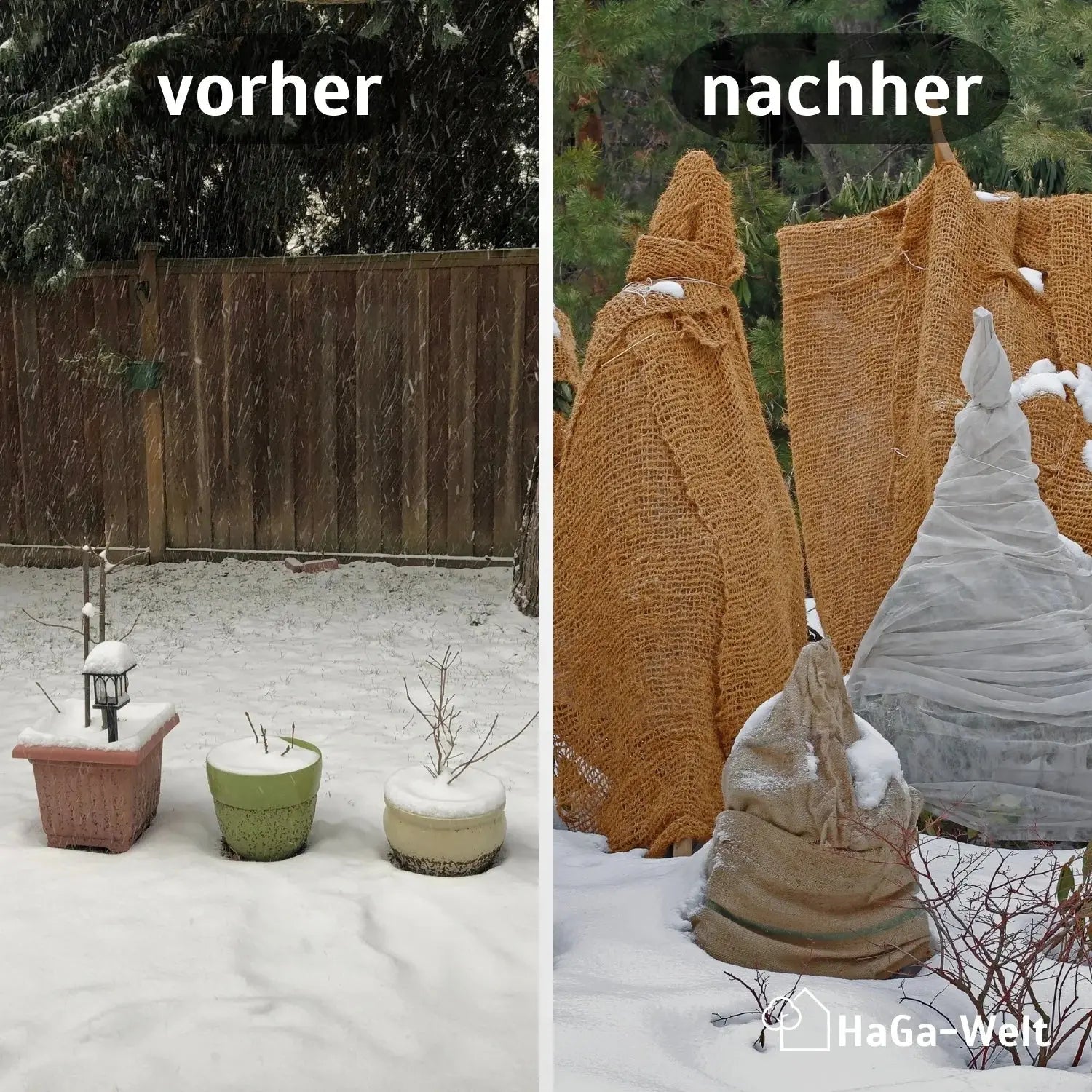 Jutegewebe (Meterware) –vielseitiger und natürlicher Jutestoff für den Winterschutz