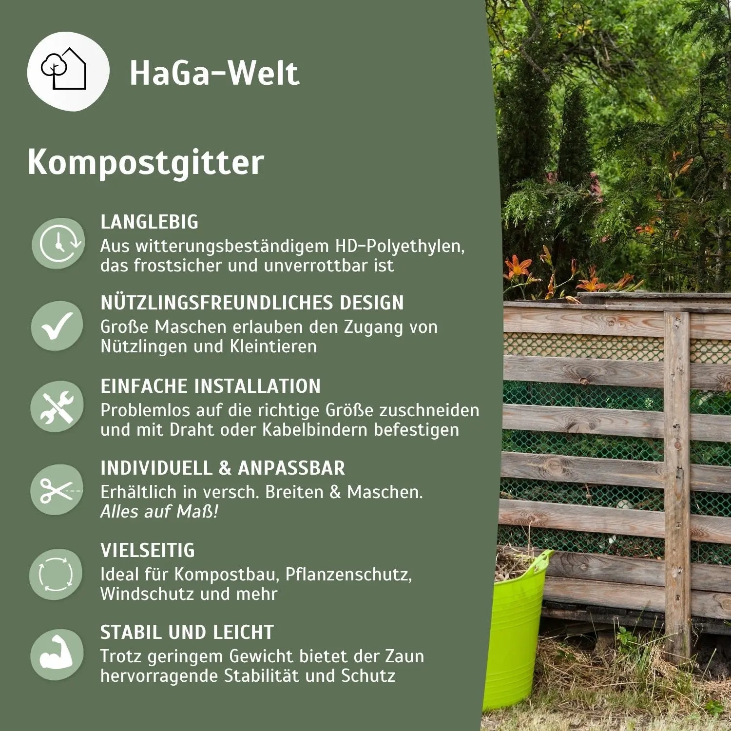 Kompostgitter – schnell und einfach Kompost anlegen