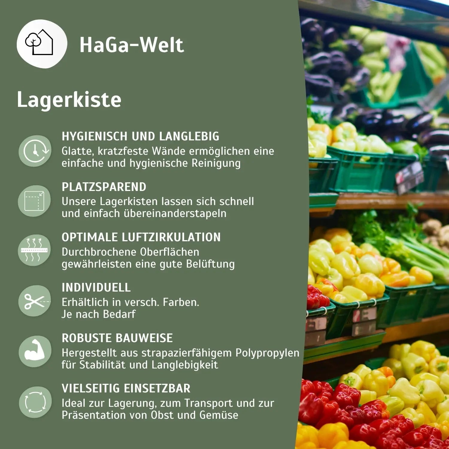 Obstkiste – Lagerung für Lebensmittel und Gegenstände