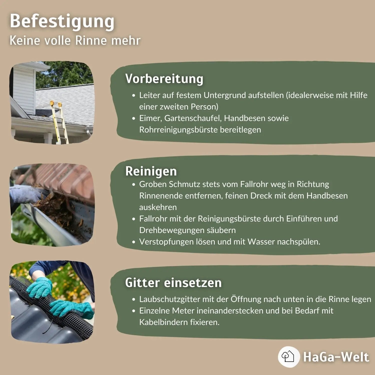 Dachrinnen Laubschutz – mit diesem Laubschutzgitter bleibt die Dachrinne sauber