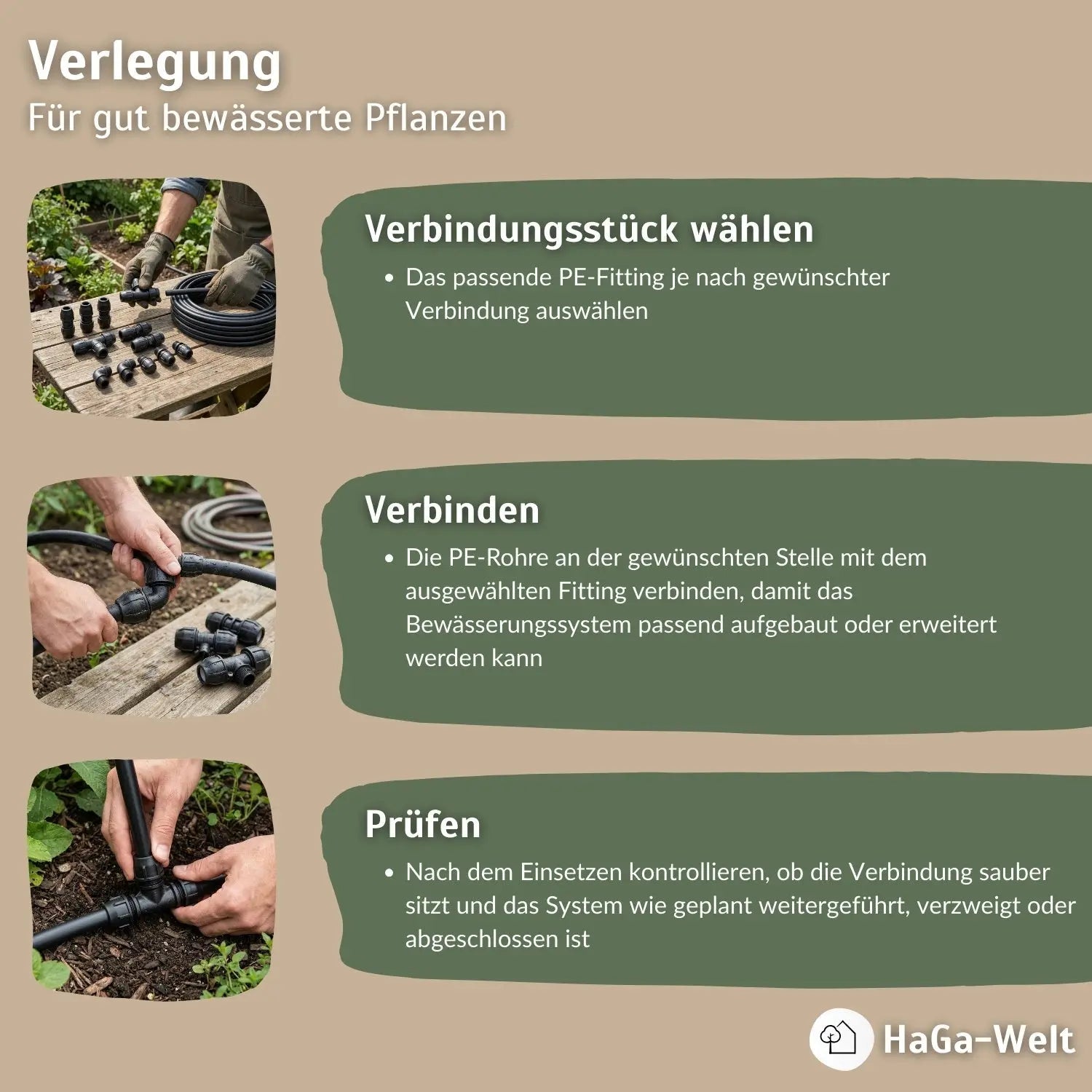 PE Verschraubung AG 25mm x 1 Zoll zur Verbindung von PE-Rohren 25-G