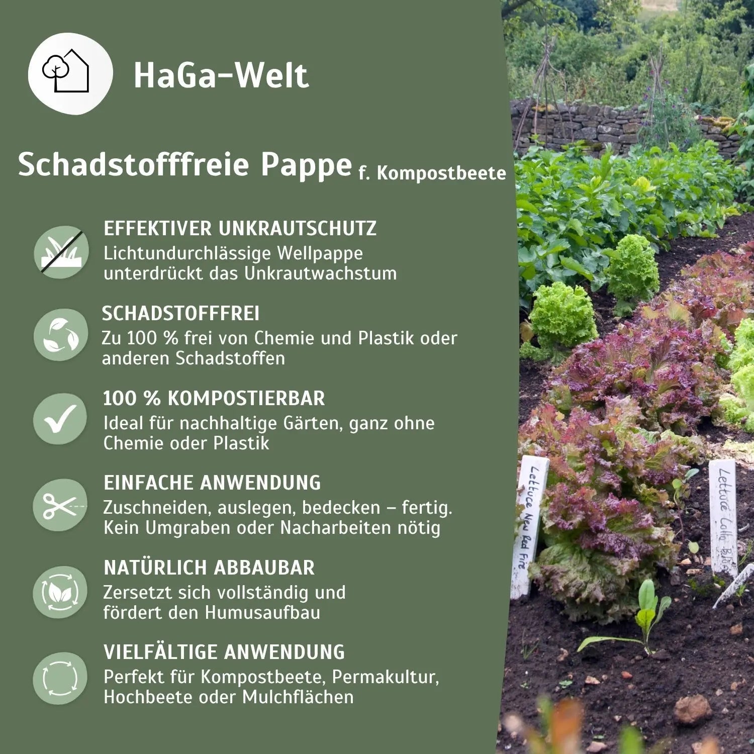 Schadstofffreie Pappe für Kompostbeete – 100 % kompostierbar, kein Unkraut mehr entfernen