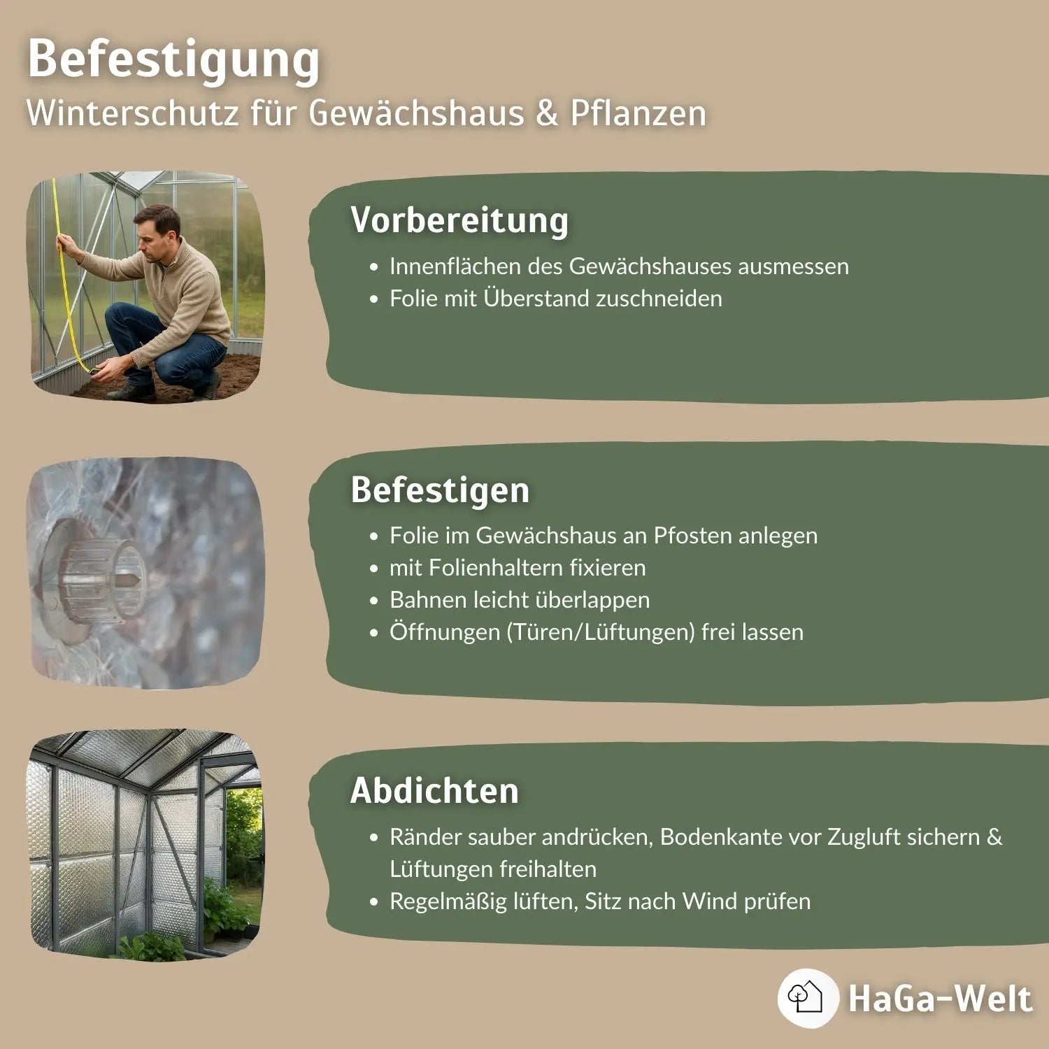 Thermofolie, mit Luftpolster – isolierender Pflanzenschutz