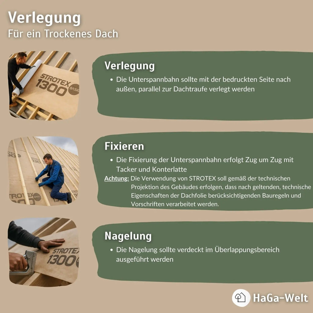 Dachfolie mit oder ohne Aluminium-Beschichtung