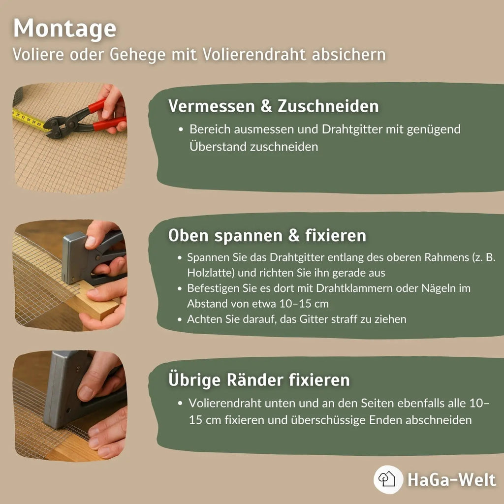 Volierendraht – Stabiler Draht für Ihre Voliere
