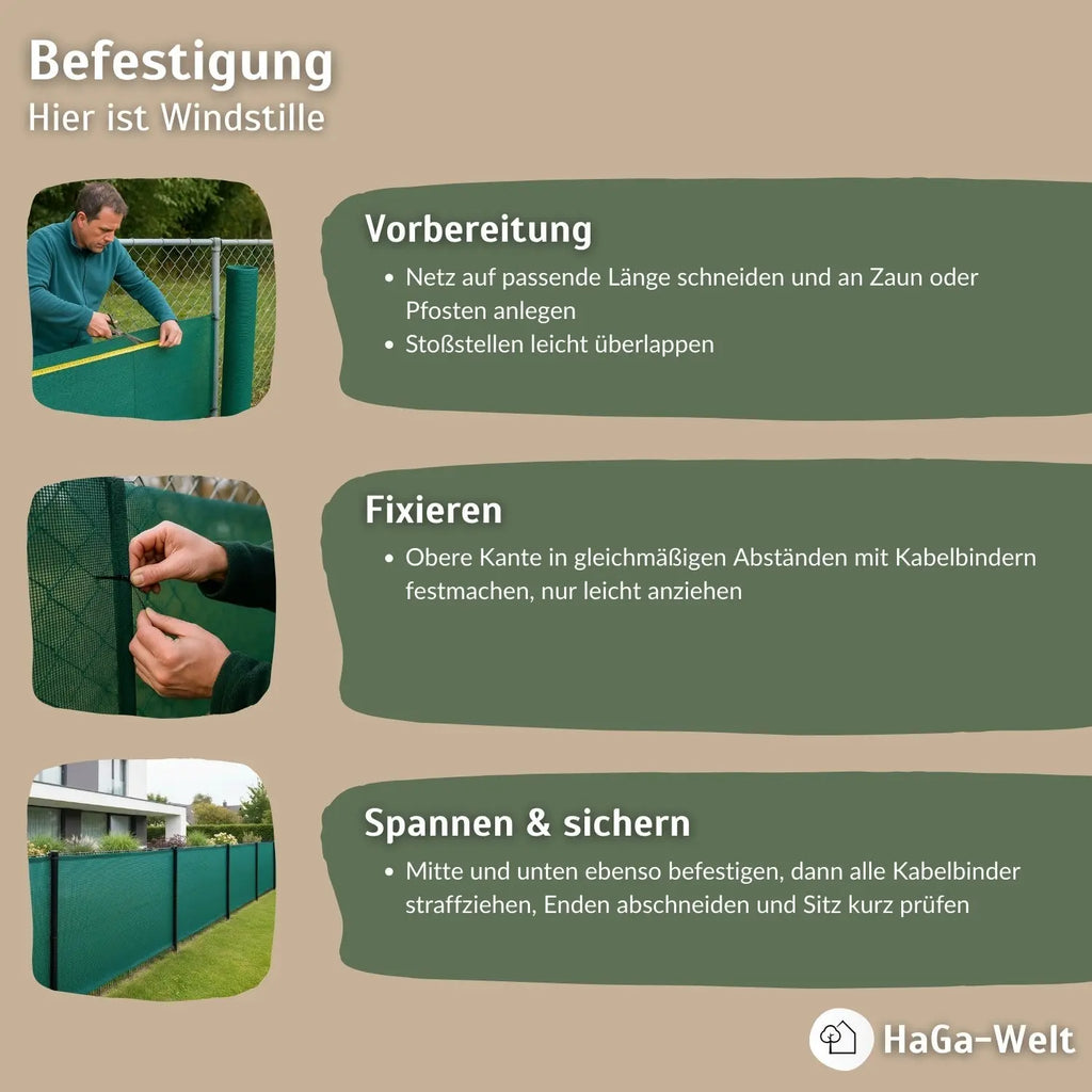 Windschutznetz – effektiver Schutz vor Wind