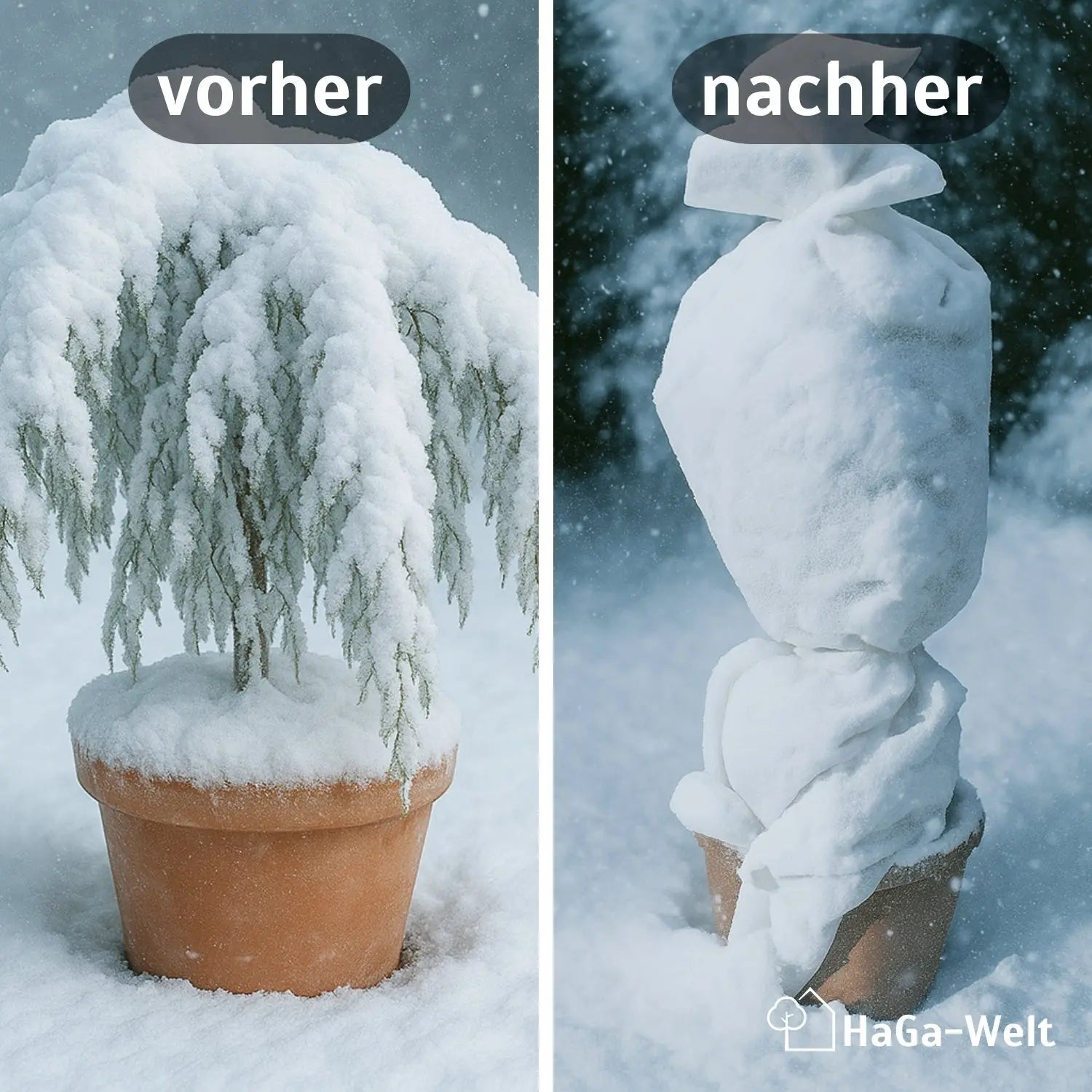 Wintervlies 80g/m² Kälteschutzvlies Pflanzenschutz