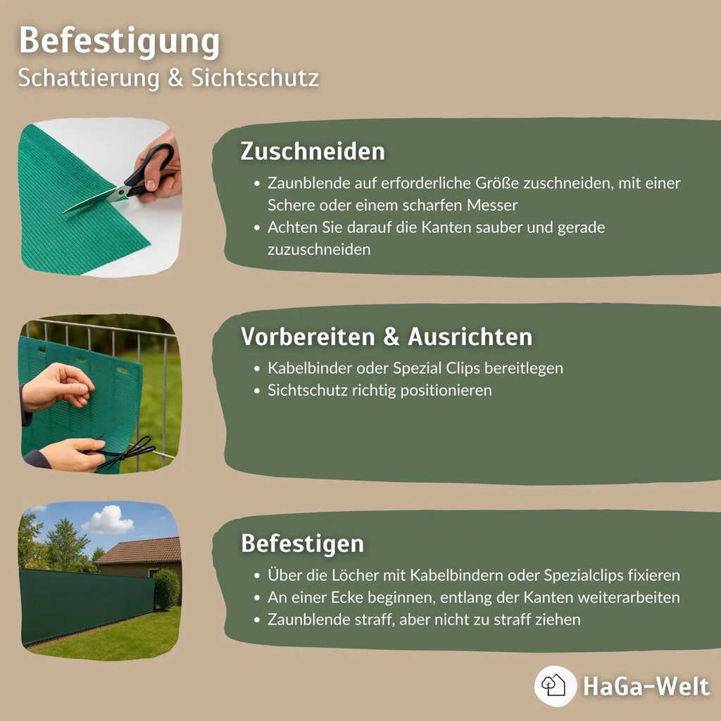 Zaunblende in verschiedenen Farben – Sichtschutz für Garten & Balkon