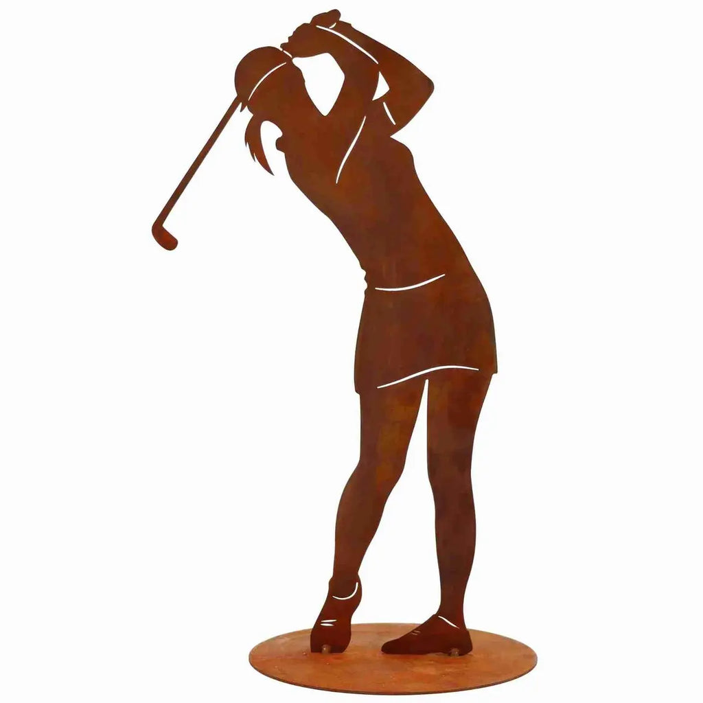 rostikal-rost-deko-golferin-skulptur-40cm-gesamtansicht