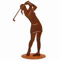rostikal-rost-deko-golferin-skulptur-40cm-gesamtansicht